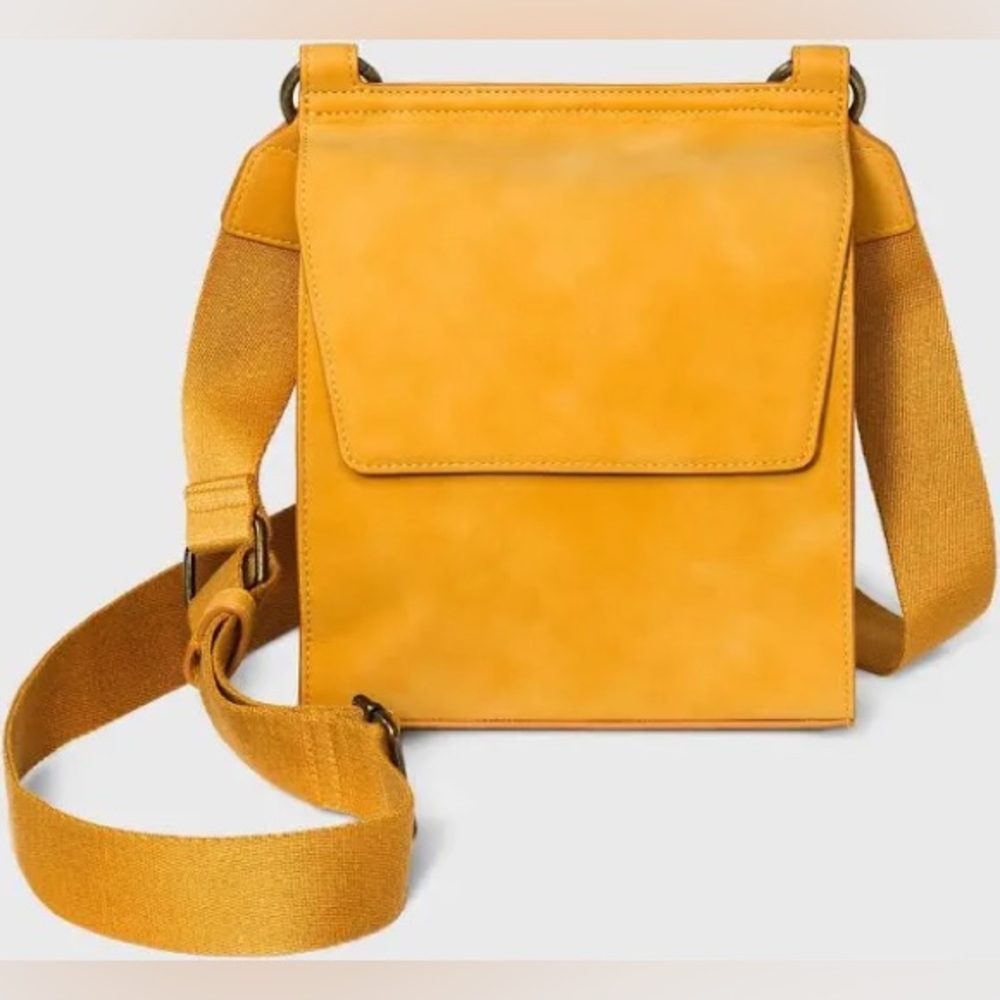 Crossbody purse in mustard yellow from universal threads